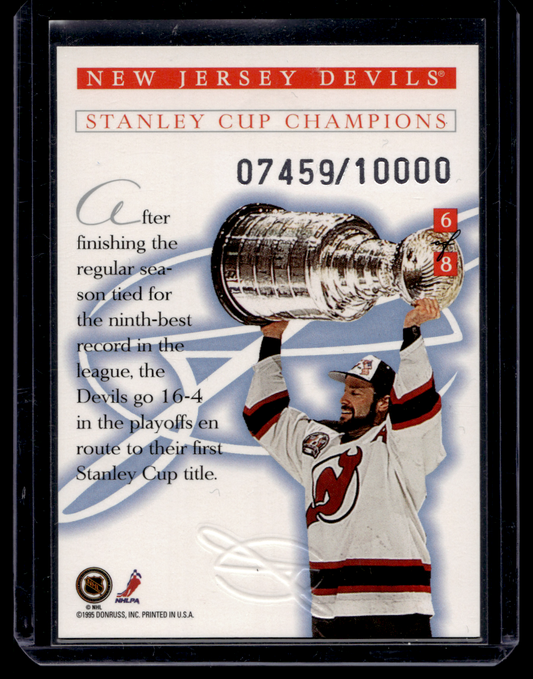 1995-96 Leaf - Freeze Frame - New Jersey Devils Team #6 /10000
