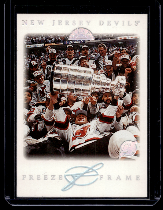 1995-96 Leaf - Freeze Frame - New Jersey Devils Team #6 /10000
