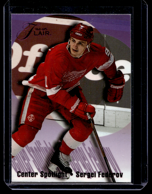 1994-95 Flair - Center Spotlight - Sergei Fedorov #2