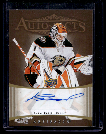 2023-24 Upper Deck Artifacts - 2005-06 Retro Auto Facts - Lukas Dostal #RAF-LD