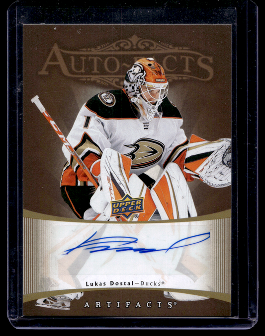 2023-24 Upper Deck Artifacts - 2005-06 Retro Auto Facts - Lukas Dostal #RAF-LD