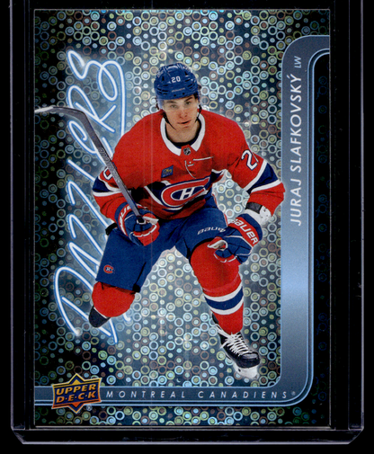 2024-25 Upper Deck Series 1 - Dazzlers - Blue - Juraj Slafkovsky #DZ-42