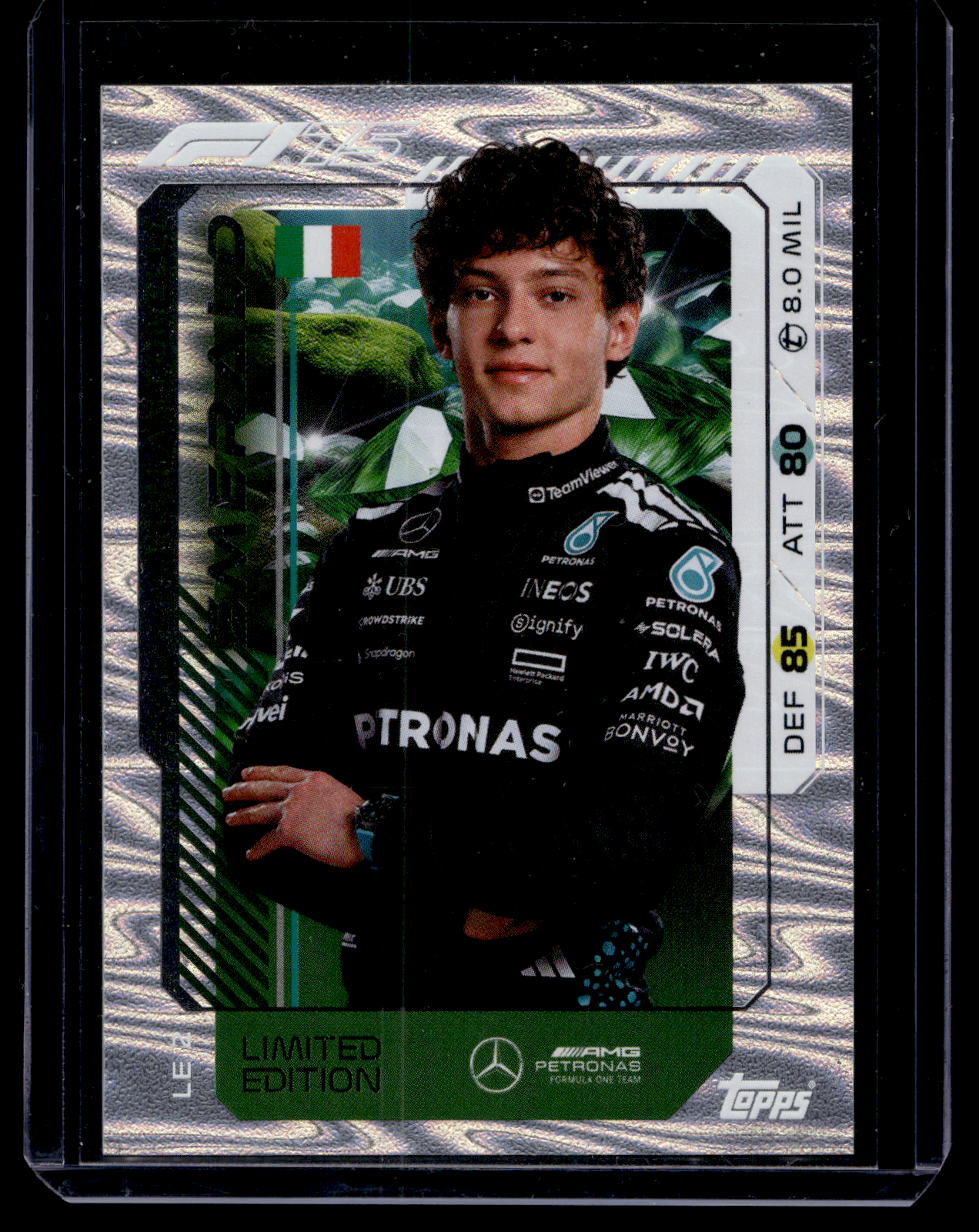 2025 Topps F1 Turbo Attax - Emerald Limited Edition - Kimi Antonelli