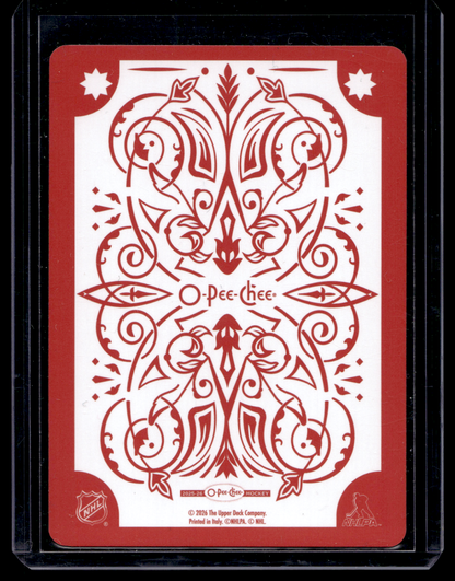 2025-26 O-Pee-Chee - Playing Cards - Cole Caufield #6-SPADES