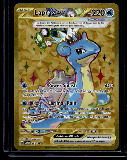 2024 Pokemon - Scarlet & Violet - Black Star Promos - Promos - Lapras ex #164