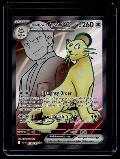 2025 Pokemon Scarlet & Violet - Destined Rivals - Ultra Rare - Team Rocket's Persian ex #219