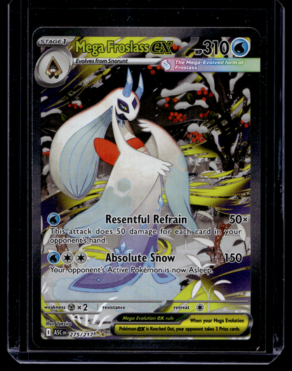 2026 Pokemon - Mega Evolutions - Ascended Heroes - Special Illustration Rare - Mega Froslass ex #275