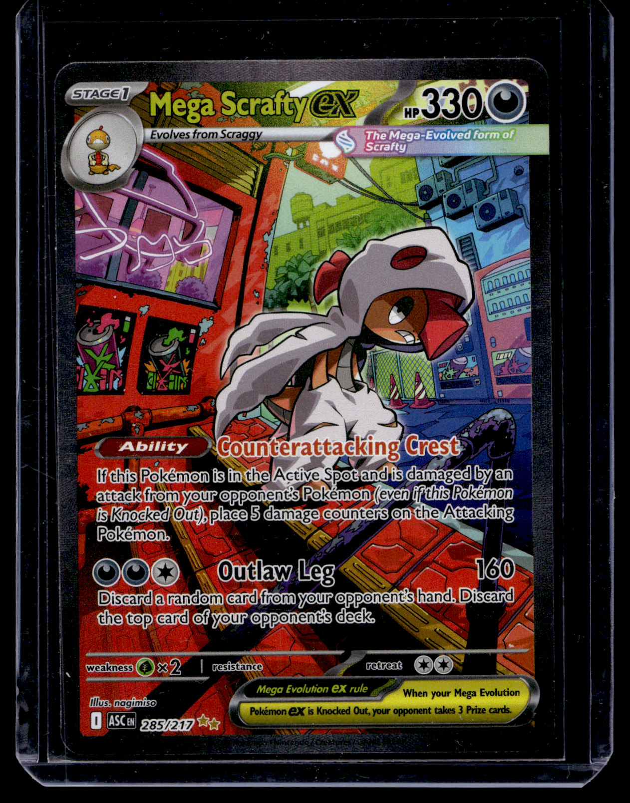 2026 Pokemon - Mega Evolutions - Ascended Heroes - Special Illustration Rare - Mega Scrafty ex #285