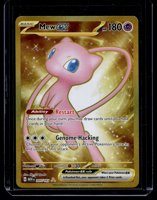 2023 Pokemon - Scarlet & Violet - 151 - Hyper Rare - Mew ex #205