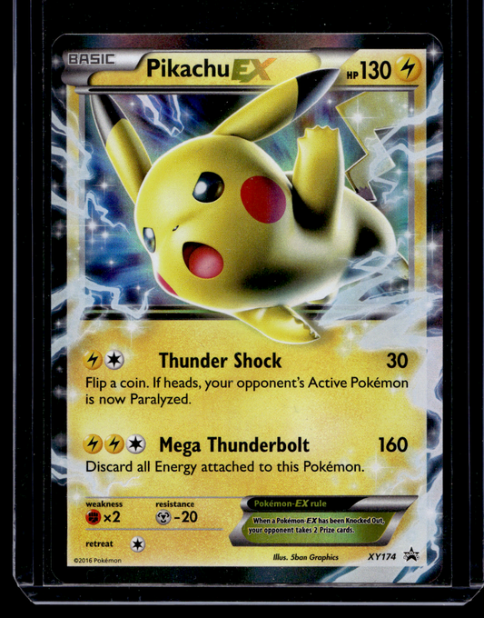 2016 Pokemon - Pokemon XY - Black Star Promos - Promos - Pikachu ex #XY174