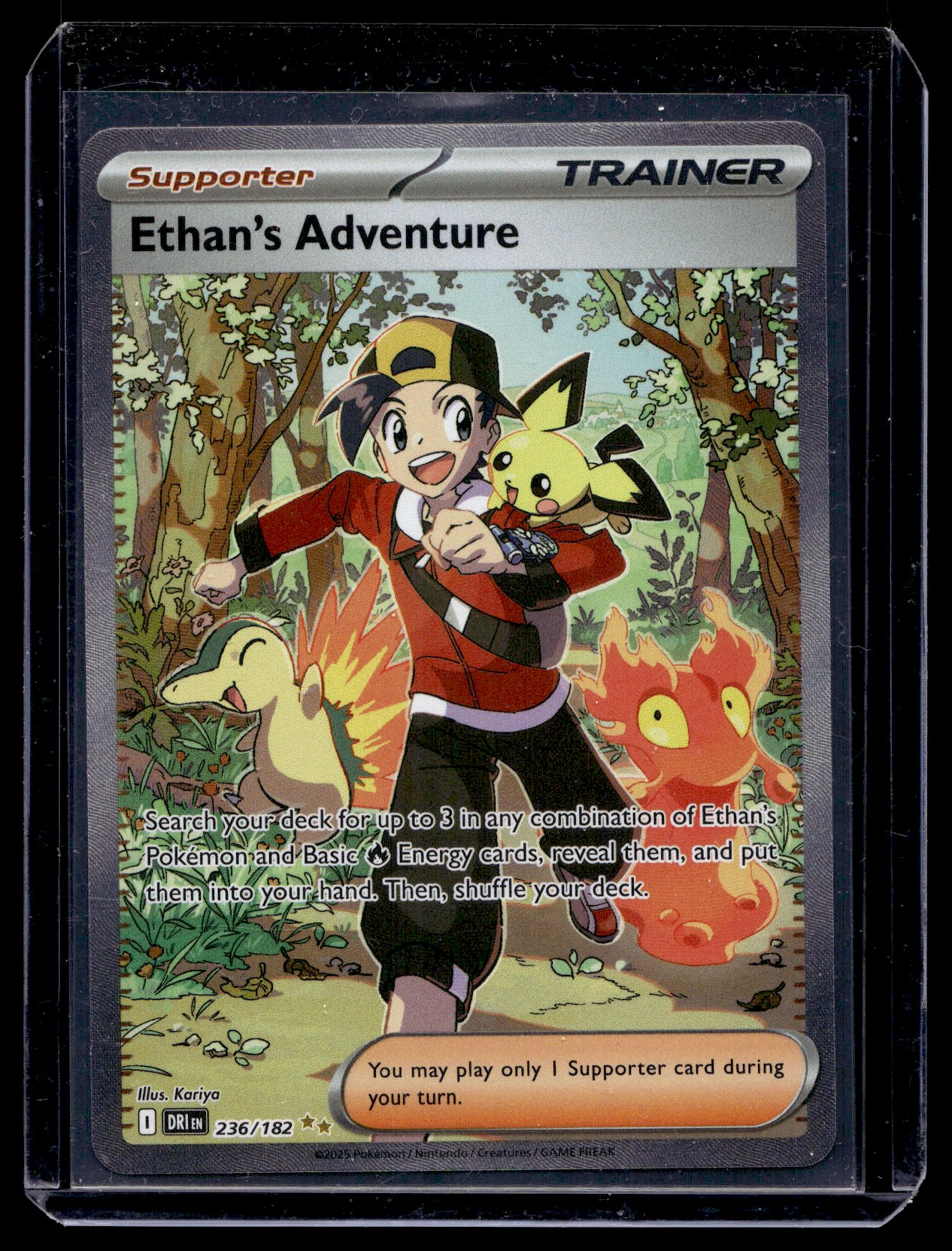 2025 Pokemon Scarlet & Violet - Destined Rivals - Special Illustration Rare - Ethan's Adventure #236