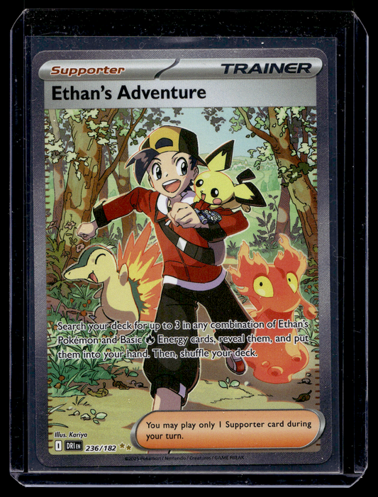 2025 Pokemon Scarlet & Violet - Destined Rivals - Special Illustration Rare - Ethan's Adventure #236
