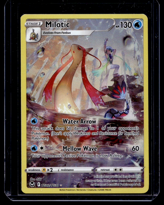 2022 Pokemon - Sword & Shield - Silver Tempest - Trainer Gallery - Full Art - Milotic #TG02
