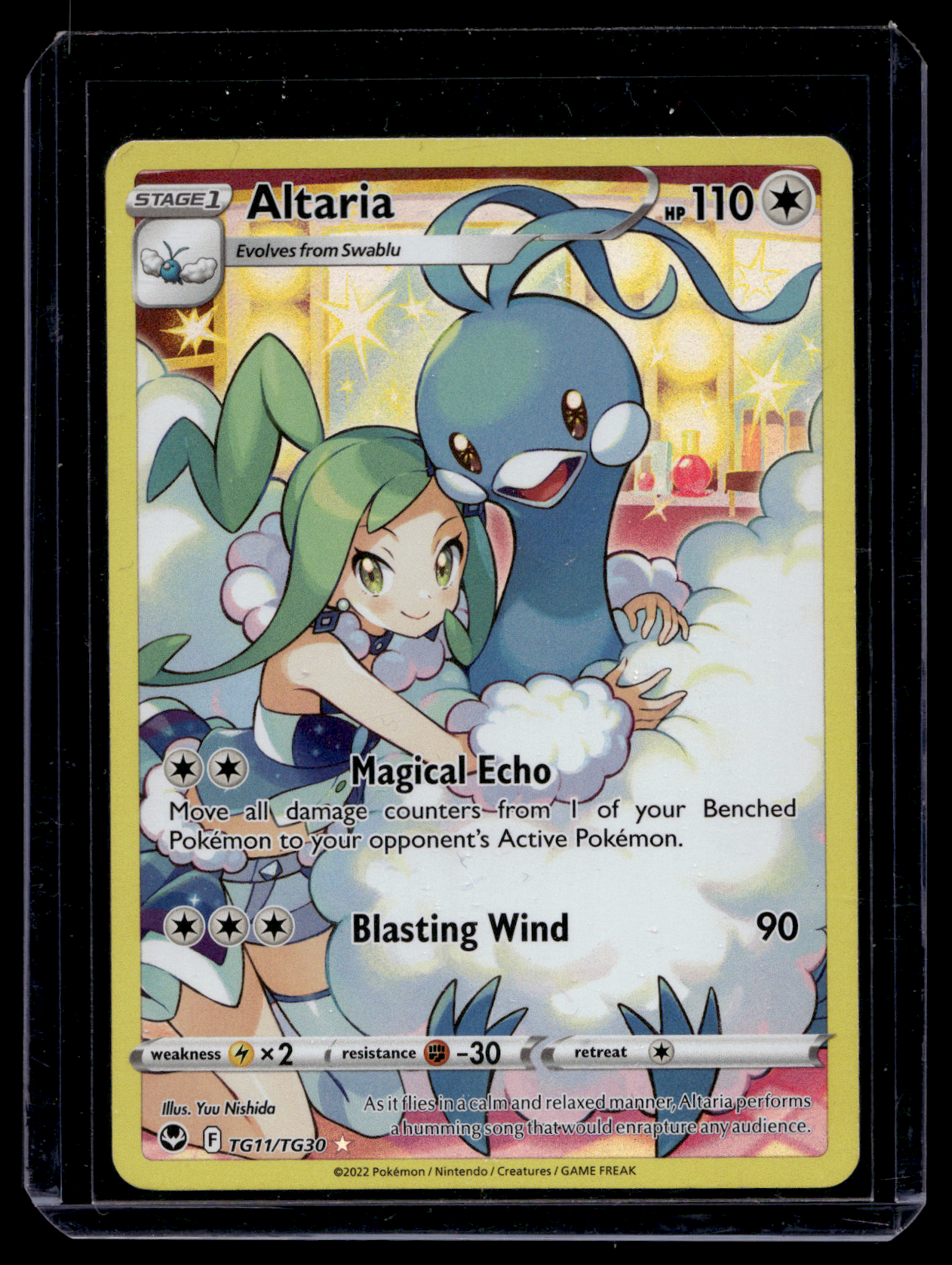 2022 Pokemon - Sword & Shield - Silver Tempest - Trainer Gallery - Full Art - Altaria #TG11