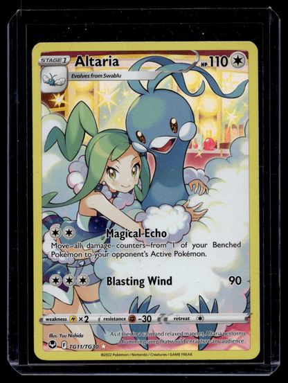 2022 Pokemon - Sword & Shield - Silver Tempest - Trainer Gallery - Full Art - Altaria #TG11
