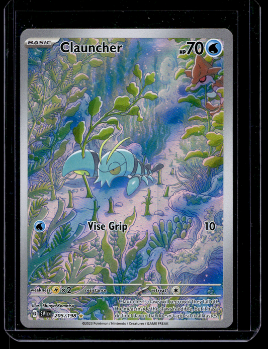 2023 Pokemon Scarlet & Violet - Scarlet & Violet - Illustration Rare - Clauncher #205