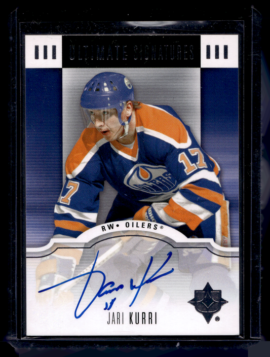 2007-08 Upper Deck Ultimate Collection - Ultimate Signatures - Jari Kurri #US-JK
