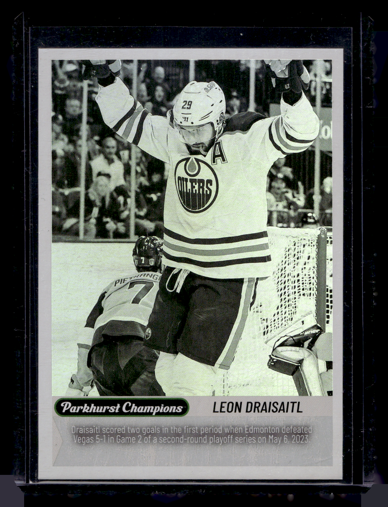 2023-24 Upper Deck Parkhurst Champions - Wire Images - Leon Draisaitl #WI-15