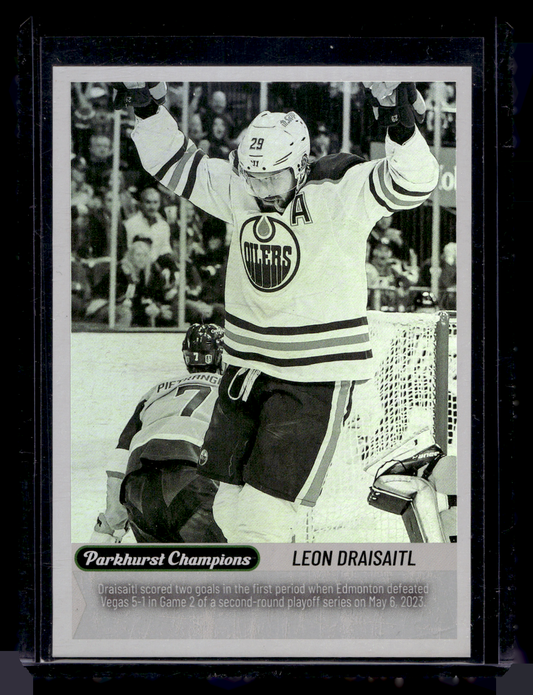 2023-24 Upper Deck Parkhurst Champions - Wire Images - Leon Draisaitl #WI-15