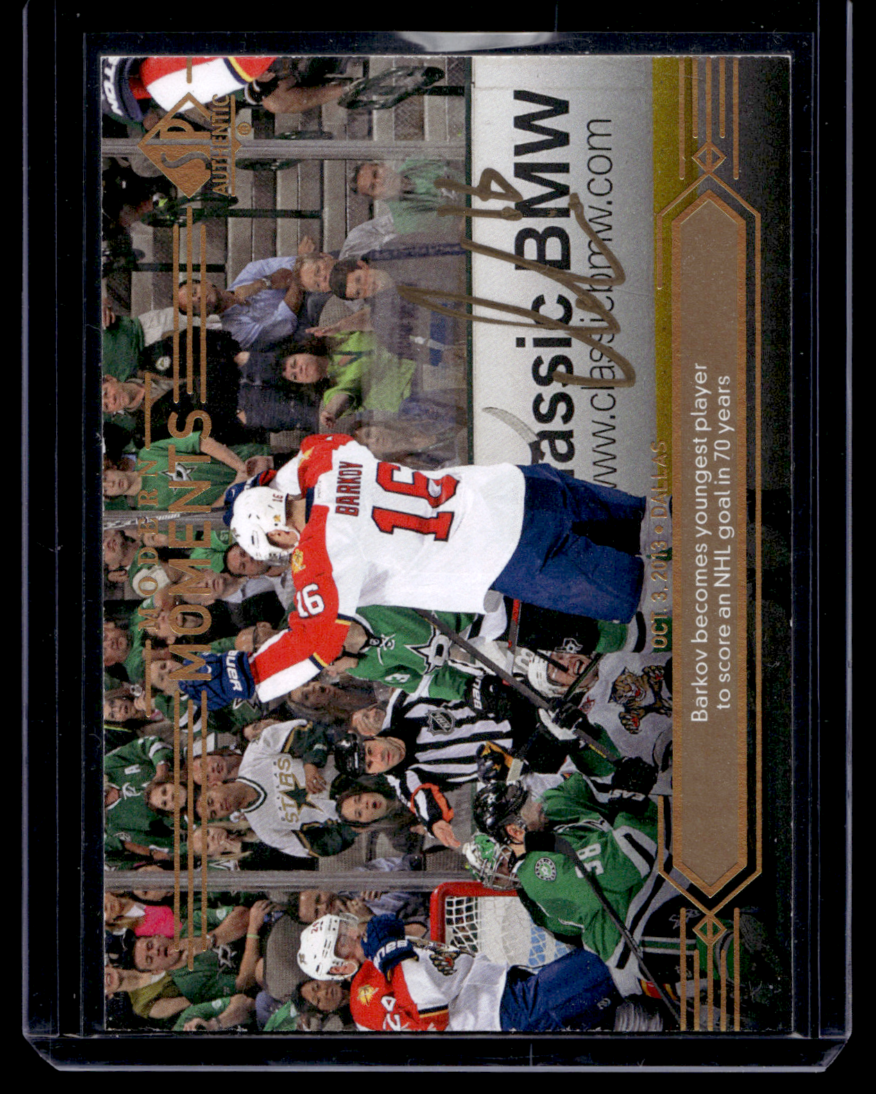 2014-15 Upper Deck SP Authentic - Modern Moments Autograph - Aleksander Barkov #164