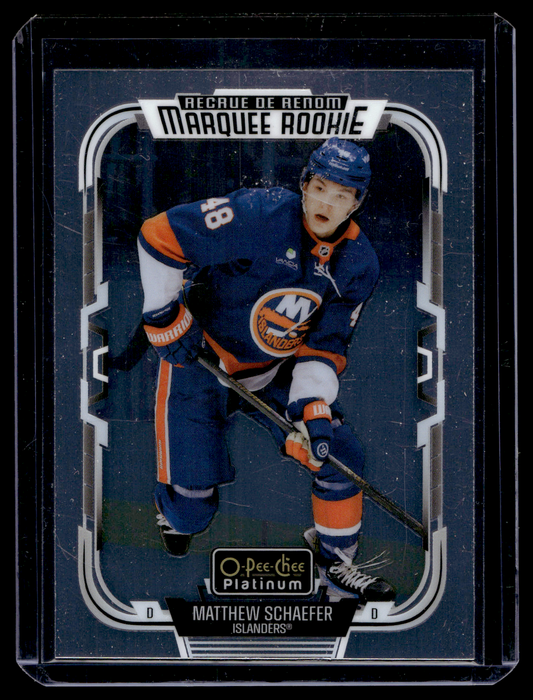 2025-26 Upper Deck OPC Platinum - Marquee Rookies - Matthew Schaefer #268 RC