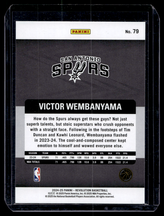2024-25 Panini Revolution - Victor Wembanyama #79