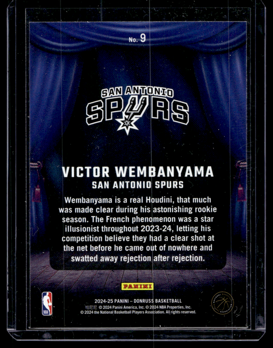 2024-25 Panini Donruss - Magicians - Victor Wembanyama #9