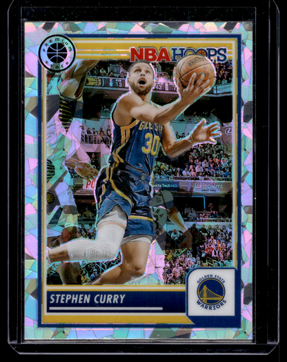 2023-24 Panini NBA Hoops Premium Stock - Ice Prizm - Stephen Curry #192