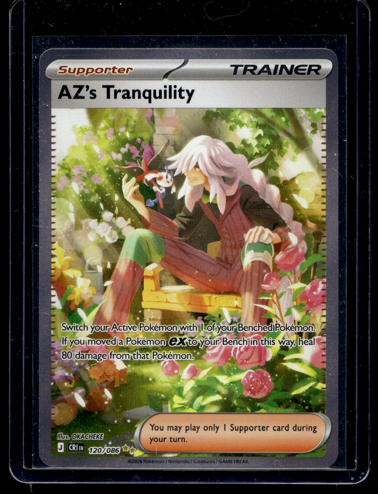 2026 Pokemon - Mega Evolutions - Chaos Rising - Special Illustration Rare - AZ's Tranquility #120