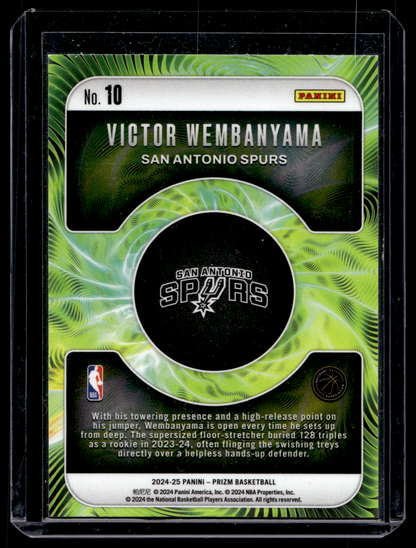 2024-25 Panini Prizm - Fractal - Victor Wembanyama #10