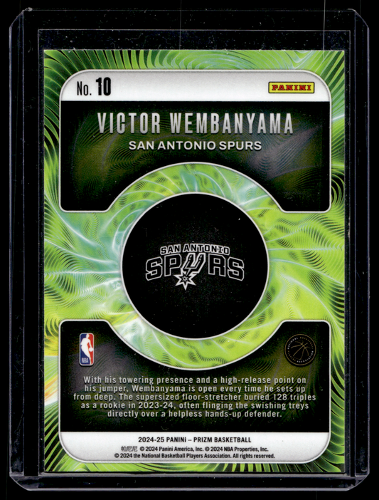 2024-25 Panini Prizm - Fractal - Victor Wembanyama #10