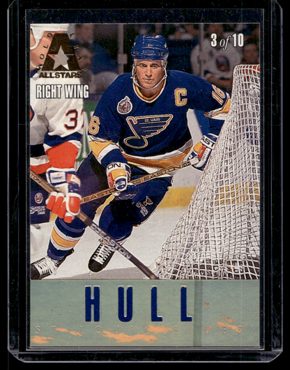 1993-94 Leaf - Gold Leaf All-Stars - Brett Hull / Teemu Selanne #3