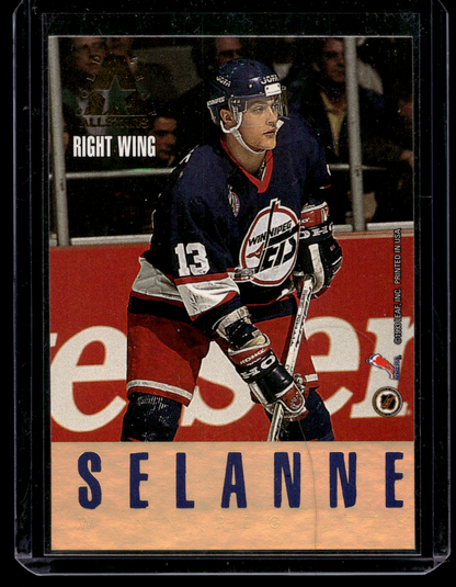 1993-94 Leaf - Gold Leaf All-Stars - Brett Hull / Teemu Selanne #3