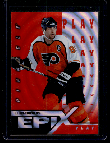 1997-98 Pinnacle - Epix - Orange Play - Eric Lindros #E13