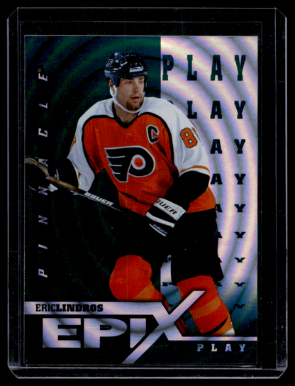 1997-98 Pinnacle - Epix - Emerald Play - Eric Lindros #E13