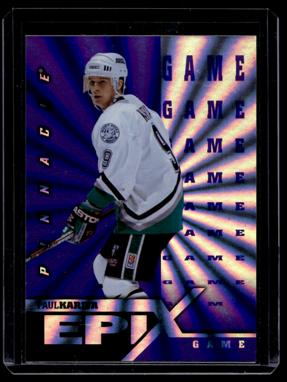 1997-98 Pinnacle - Epix - Purple Game - Paul Kariya #E19