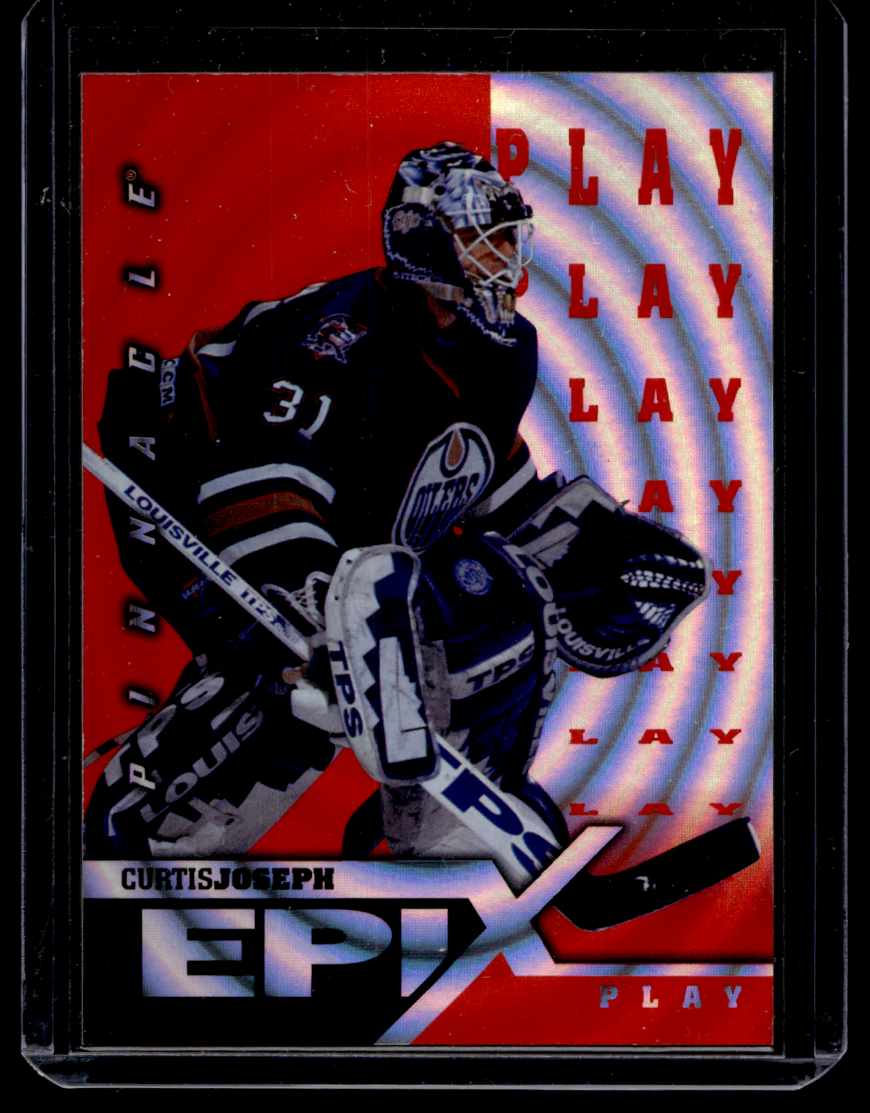 1997-98 Pinnacle - Epix - Orange Play - Curtis Joseph #E17