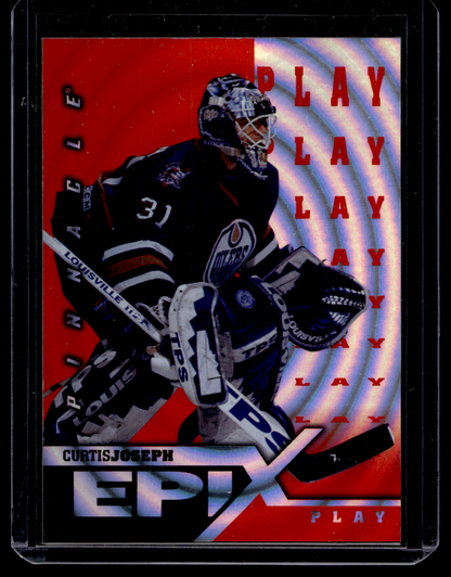 1997-98 Pinnacle - Epix - Orange Play - Curtis Joseph #E17