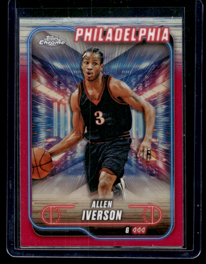 2024-25 Topps Chrome - Magenta Refractor - Allen Iverson #94