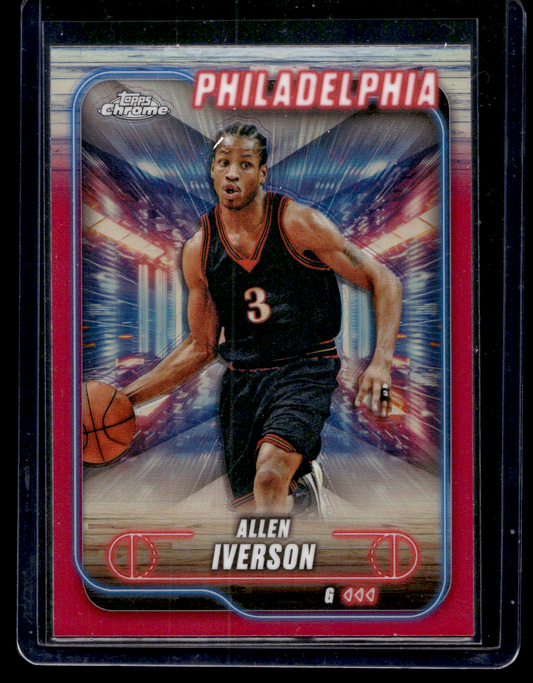 2024-25 Topps Chrome - Magenta Refractor - Allen Iverson #94