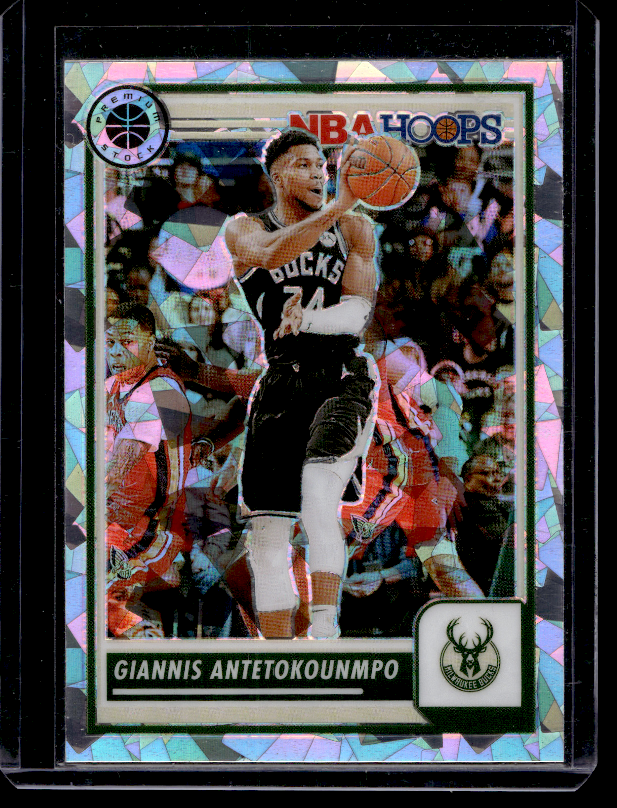 2023-24 Panini NBA Hoops Premium Stock - Ice Prizm - Giannis Antetokounmpo #23