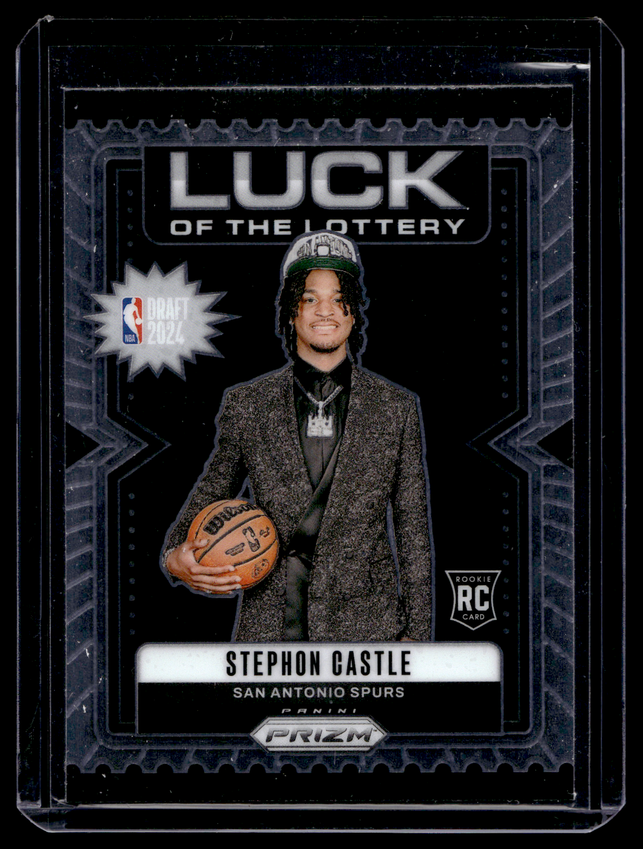 2024-25 Panini Prizm - Luck of the Lottery - Stephon Castle #12 RY