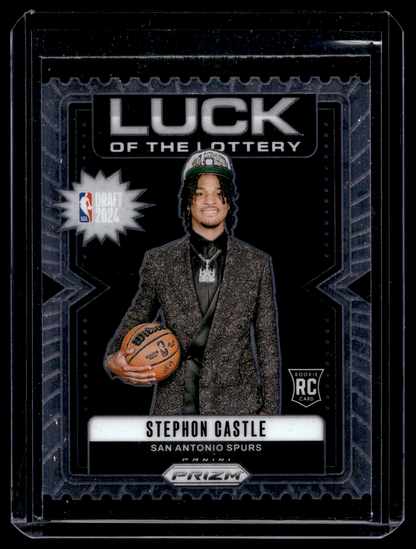 2024-25 Panini Prizm - Luck of the Lottery - Stephon Castle #12 RY