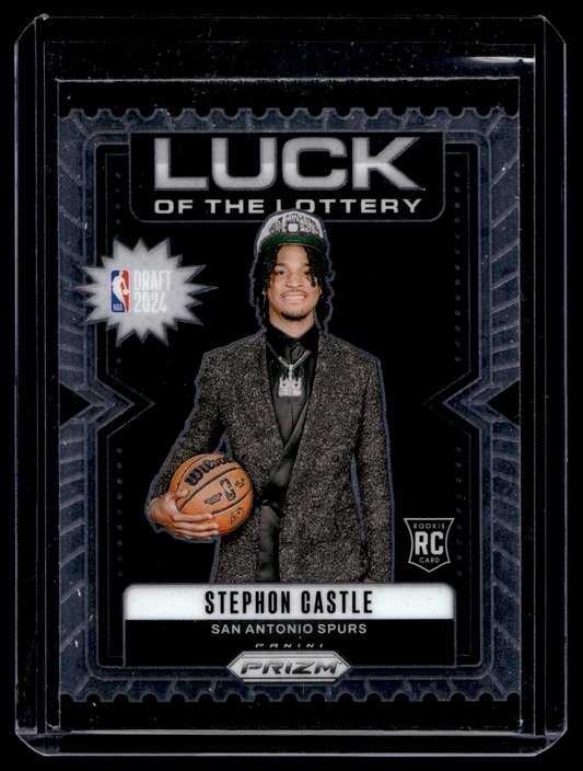 2024-25 Panini Prizm - Luck of the Lottery - Stephon Castle #12 RY