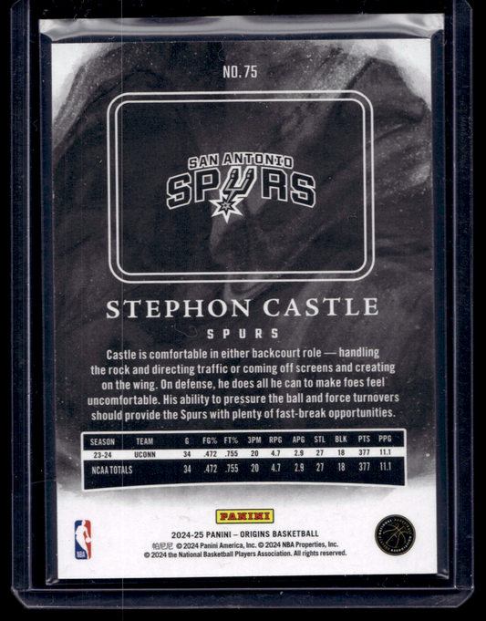 2024-25 Panini Origins - Stephon Castle #75 RY