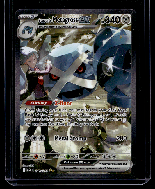2026 Pokemon - Mega Evolutions - Ascended Heroes - Special Illustration Rare - Steven's Metagross ex #289