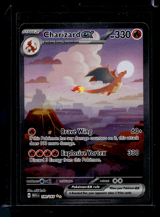 2023 Pokemon - Scarlet & Violet - 151 - Special Illustration Rare - Charizard ex #199