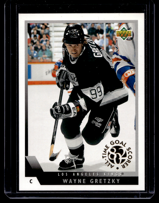 1993-94 Upper Deck - Silver All-Time Goal Scorer Stamp - Wayne Gretzky #99