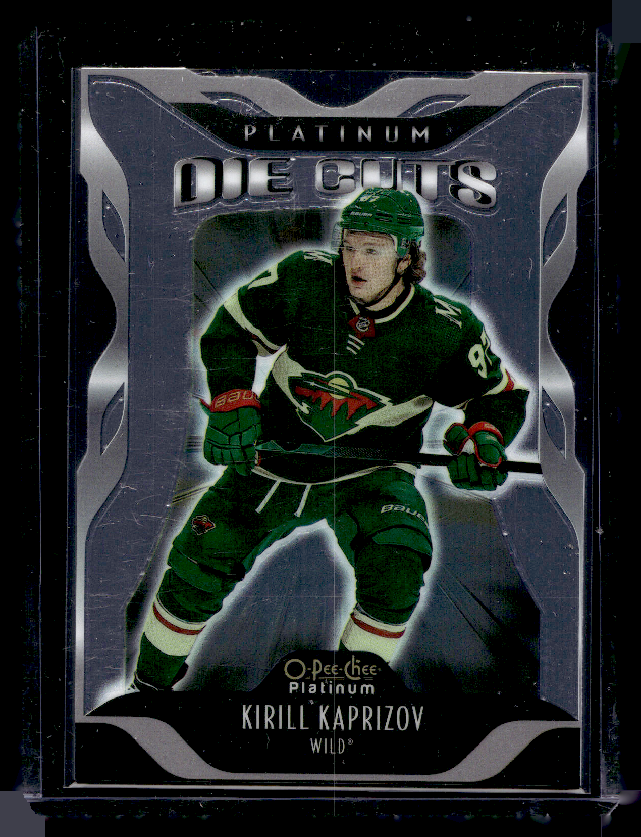 2021-22 Upper Deck OPC Platinum - Platinum Die Cuts - Kirill Kaprizov #DC-9