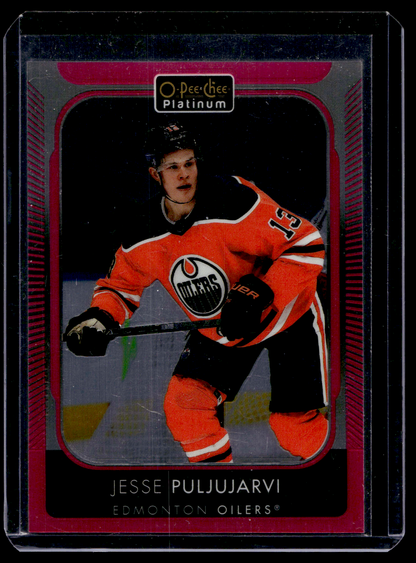 2021-22 Upper Deck OPC Platinum - Matte Pink - Jesse Puljujarvi #148